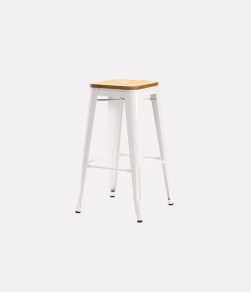 Tolix  Wood Kitchen Stool